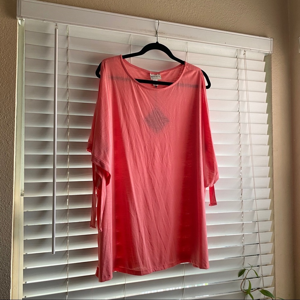Peach pink top